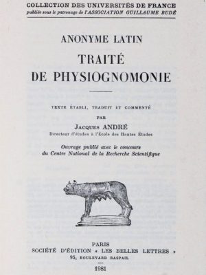 Traité de Physiognomonie