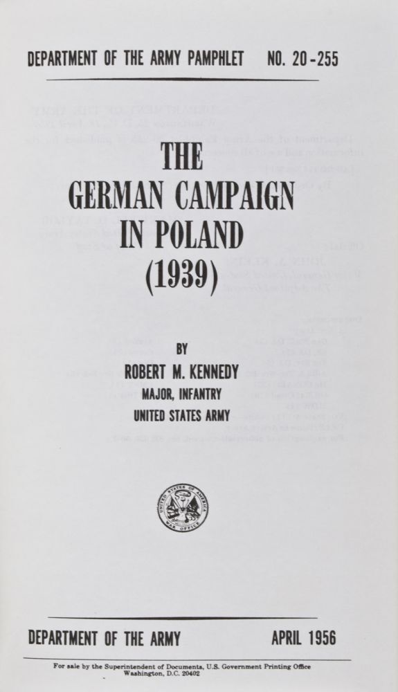 The German Campaign in Poland (1939)