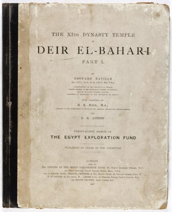 The XIth Dynasty Temple at Deir el-Bahari. Part I [ONLY]  (Twenty-Eighth Memoir of The Egypt Exploration Fund)