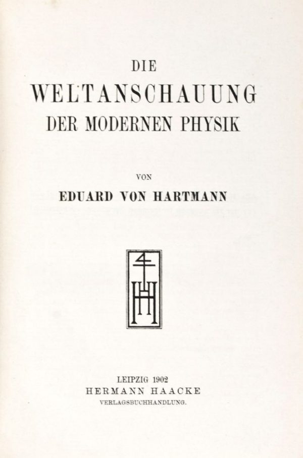 37168 Die Weltanschauung der modernen Physik
