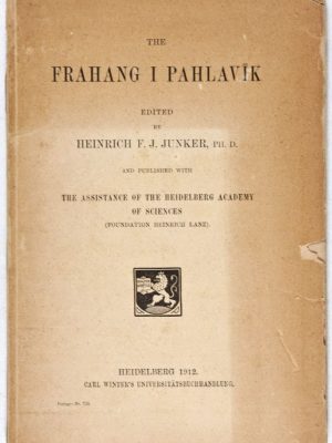 The Frahang i Pahlavîk