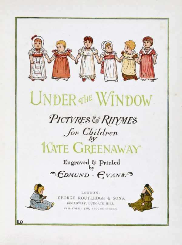 9436 Under the Window: Pictures and Rhymes for Children