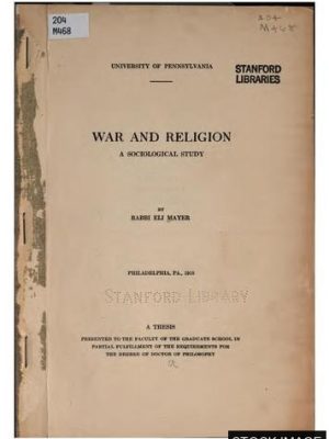 19551-1.jpg War and Religion: A Sociological Study