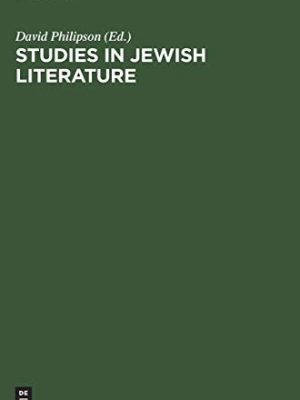 29322-1.jpg Studies in Jewish Literature Issued in Honor of Professor Kaufmann Kohler on the Occasion of his Seventieth Birthday May the Tenth Nineteen Hundred and Thirteen
