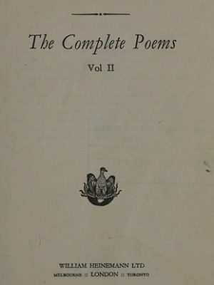 Poems (2 vols, complete)